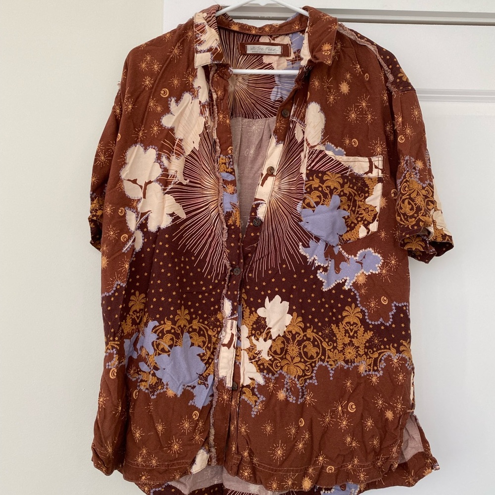 Brown Free People top!